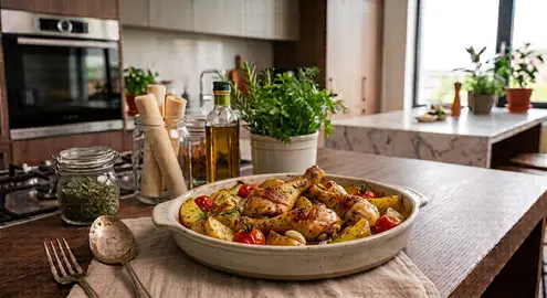 Куриные голени с картошкой в духовке: пошаговый рецепт