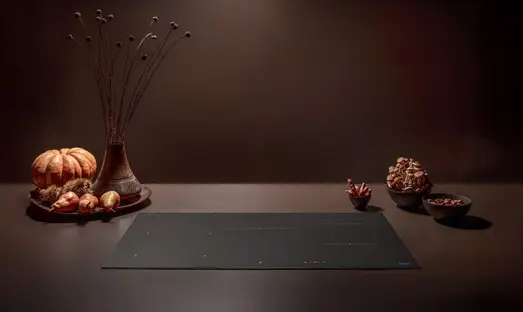 Индукционная стеклокерамич. панель Falmec PIANO INDUZIONE BLACK MATT 90x51 (белая иконография) фото 1 в Ростове-на-Дону