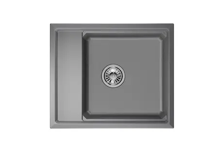 Мойка GRANULA Kitchen Space 6004, АЛЮМИНИУМ фото 1 в Ростове-на-Дону
