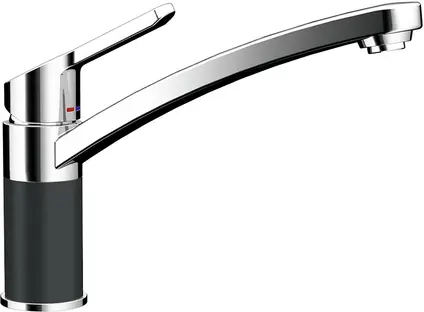 Смеситель Schock SC-90 , Cristadur хром/магма в Ростове-на-Дону
