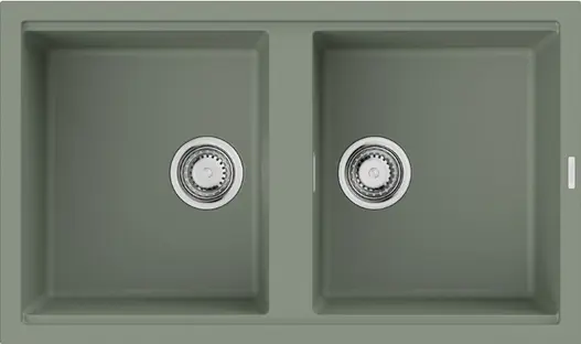 Мойка Kitagawa 86-2-WG Artceramic/wind green (арт.4993731) в Ростове-на-Дону