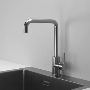 Смеситель GRANULA Kitchen Space 7110, СТАЛЬ САТИН фото 2 в Ростове-на-Дону