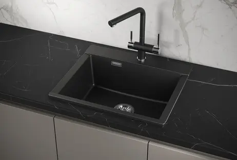 Мойка GRANULA Estetica 5804, ШВАРЦ фото 2 в Ростове-на-Дону
