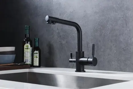 Смеситель Emar ЕС - 3003N black фото 2 в Ростове-на-Дону