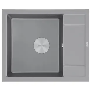 Мойка Paulmark FLUGEN 50-600 PM216050-GRM серый металлик фото 1 в Ростове-на-Дону