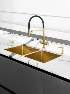Смеситель OMOIKIRI Kanto-PVD-LG(арт.4994014) фото 3 в Ростове-на-Дону