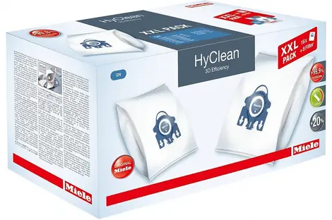 Мешки для пылесосов Miele GN XXL HyClean 3D (16 мешков и 8 фильтров) фото 1 в Ростове-на-Дону