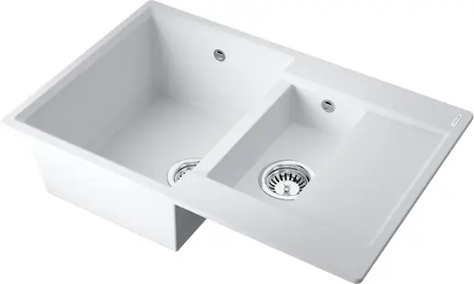 Мойка Daisen 78-2T-WH Tetogranit/белый(арт.4993530) фото 2 в Ростове-на-Дону