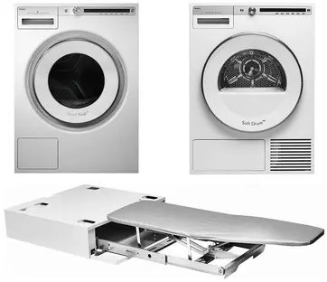 Asko Logic 5 (стиральная машина W4086C.W/3 + сушильная машина T408HD.W + гладильная доска HI1153W) фото 1 в Ростове-на-Дону