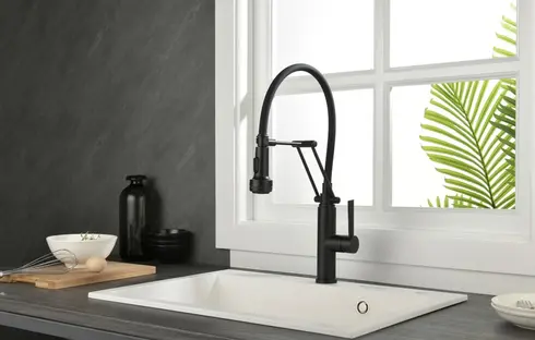 Смеситель Emar ЕСВ 7012 Black фото 2 в Ростове-на-Дону