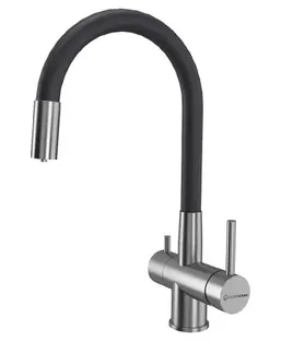 Смеситель KUCHENSTERN FLEX-FS 413SS40 Нержавеющая сталь фото 1 в Ростове-на-Дону