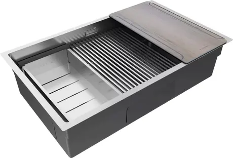 Мойка Paulmark NEXT-MULTI SINK 74 UNI PM787445-BS брашированная нерж.сталь фото 2 в Ростове-на-Дону