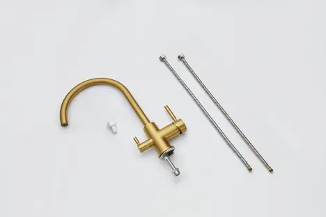 Смеситель Emar ECB - 3007 PVD Golden фото 2 в Ростове-на-Дону