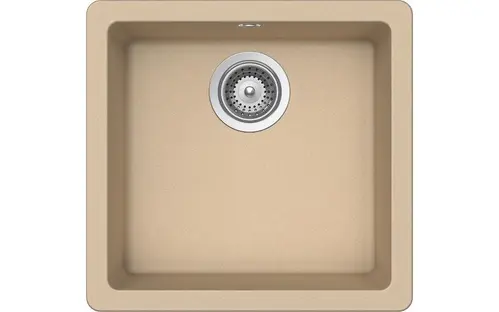 Мойка SCHOCK  Quadro 50 (N-100S) Cristalite 450x430 (подстольный монтаж) лунный камень в Ростове-на-Дону