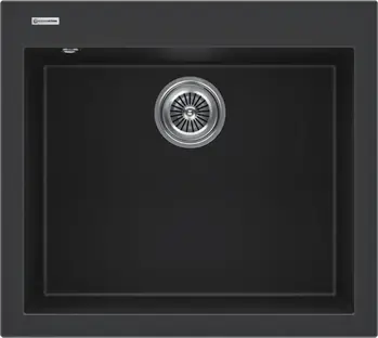Мойка кухонная KUCHENSTERN OBEN 60 204BL20 Черный фото 1 в Ростове-на-Дону Мойка кухонная KUCHENSTERN OBEN 60 204BL20 Черный фото 1 в Ростове-на-Дону