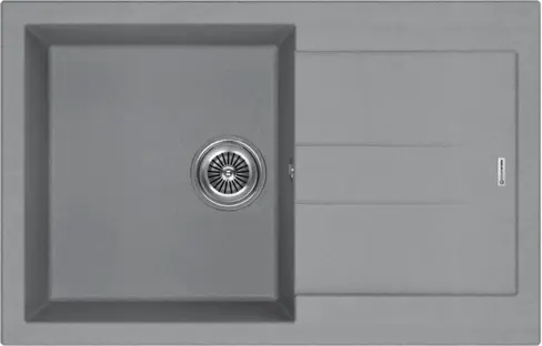 Мойка кухонная KUCHENSTERN PLAT 50 206TN20 Титан фото 1 в Ростове-на-Дону Мойка кухонная KUCHENSTERN PLAT 50 206TN20 Титан фото 1 в Ростове-на-Дону