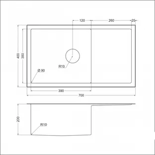 Мойка Emar EMB-124 PVD Nano Dark фото 2 в Ростове-на-Дону