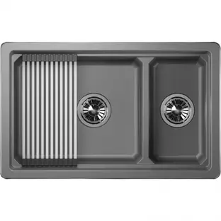 Мойка GRANULA Kitchen Space 7304U, АЛЮМИНИУМ фото 2 в Ростове-на-Дону