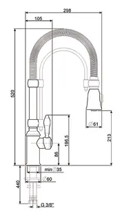 Смеситель Smeg MIDR7CR-2 фото 3 в Ростове-на-Дону Смеситель Smeg MIDR7CR-2 фото 3 в Ростове-на-Дону