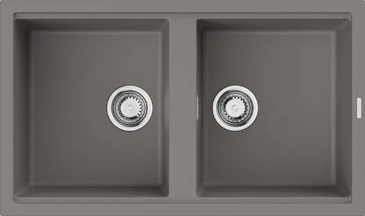 Мойка Kitagawa 86-2-GR Artceramic/Leningrad grey(арт.4993491) в Ростове-на-Дону