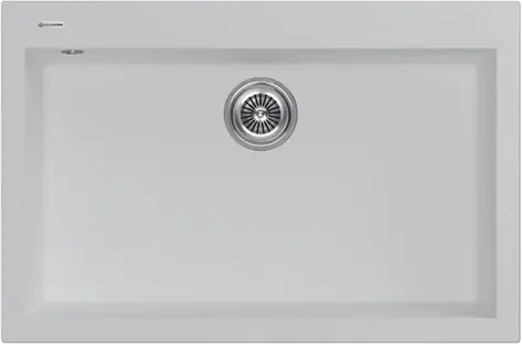 Мойка кухонная KUCHENSTERN OBEN 80 205WH20 Белый фото 1 в Ростове-на-Дону