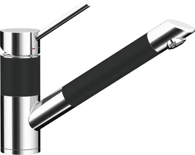 Смеситель Schock SC-200-D , Cristadur , выдвижной излив хром/магма фото 1 в Ростове-на-Дону
