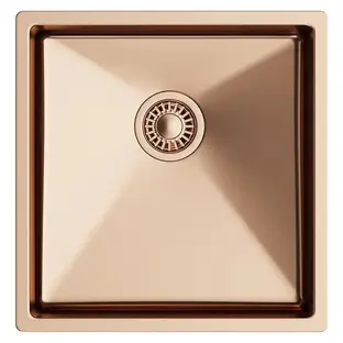 Кухонная мойка Falmec ColorX TNL 400 GOLD ROSE 440х440 в Ростове-на-Дону