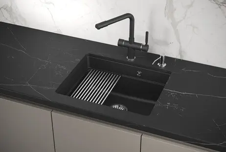 Мойка GRANULA Kitchen Space 5501U, ЧЁРНЫЙ фото 3 в Ростове-на-Дону Мойка GRANULA Kitchen Space 5501U, ЧЁРНЫЙ фото 3 в Ростове-на-Дону