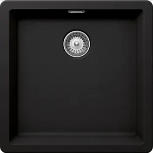 Мойка SCHOCK Brooklyn 50  Cristalite неро (подстольный монтаж) фото 1 в Ростове-на-Дону
