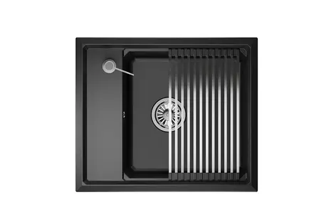 Мойка GRANULA Kitchen Space 6004, ШВАРЦ фото 2 в Ростове-на-Дону