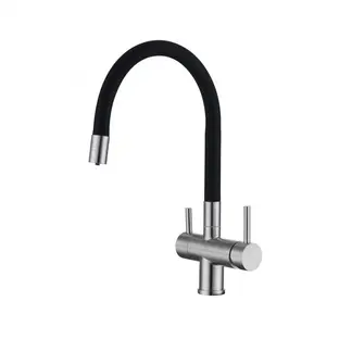 Смеситель Emar ЕС - 3015 satin фото 1 в Ростове-на-Дону