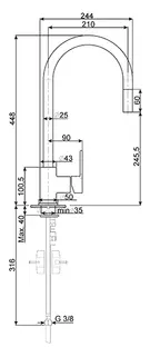 Смеситель Smeg MID2CR фото 3 в Ростове-на-Дону Смеситель Smeg MID2CR фото 3 в Ростове-на-Дону