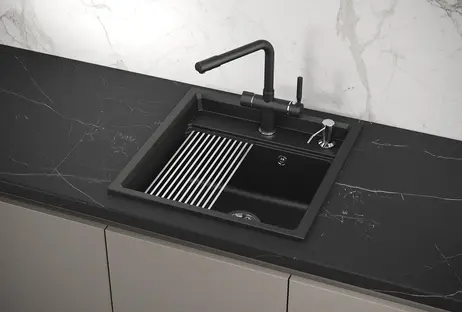 Мойка GRANULA Kitchen Space 5002, ШВАРЦ фото 3 в Ростове-на-Дону Мойка GRANULA Kitchen Space 5002, ШВАРЦ фото 3 в Ростове-на-Дону