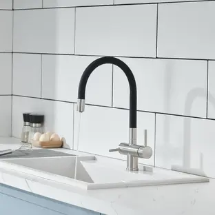 Смеситель Emar ЕС - 3015 satin фото 2 в Ростове-на-Дону