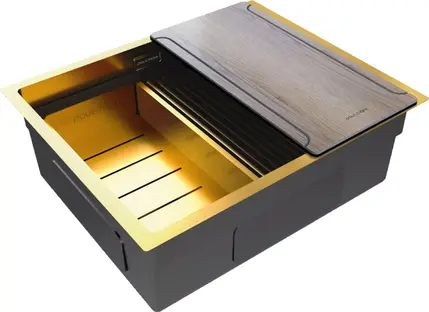 Мойка Paulmark NEXT-MULTI SINK 54 UNI PM785445-BG брашированное золото фото 2 в Ростове-на-Дону Мойка Paulmark NEXT-MULTI SINK 54 UNI PM785445-BG брашированное золото фото 2 в Ростове-на-Дону