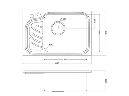 Мойка Oulin OL-327R фото 3 в Ростове-на-Дону