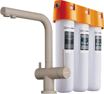 Комплект Omoikiri Nagano-SA-P + Pure drop Lite (арт.4055.8028P) фото 1 в Ростове-на-Дону