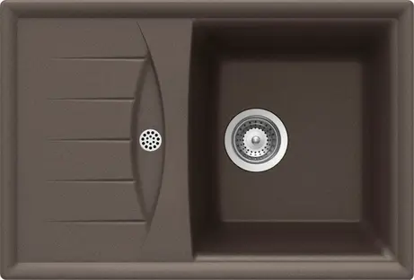 Мойка SCHOCK  Genius 45D Small  Cristalite мокка фото 1 в Ростове-на-Дону