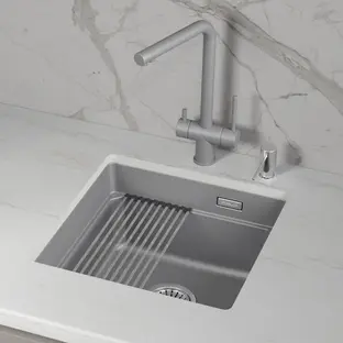 Мойка GRANULA Kitchen Space 4501iU, АЛЮМИНИУМ фото 3 в Ростове-на-Дону