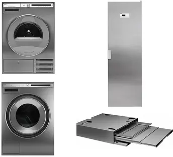 Asko Logic 22 (стиральная машина W4086C.T/3 + сушильная машина T408HD.T.P + сушильный шкаф DC7784 V.S + выдвижная полка HDB1153T) фото 1 в Ростове-на-Дону