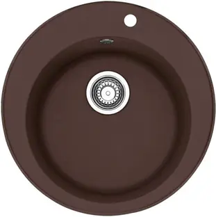 Мойка Franke ROG 610-41 шоколад, стоп-вентиль (арт.114.0263.237) фото 1 в Ростове-на-Дону