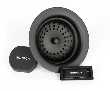 Декоративная фурнитура Black Edition Soho 50,60 (ручка кл-авт., заглушки вып и перел.) черный матовый в Ростове-на-Дону