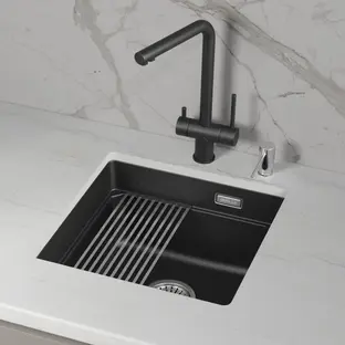 Мойка GRANULA Kitchen Space 4501iU, ШВАРЦ фото 3 в Ростове-на-Дону