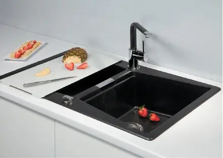Смеситель Schock Nimbus-D , Cristadur, выдвижной излив хром/пуро фото 2 в Ростове-на-Дону