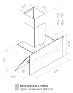 Вытяжка PANDO P-730/90 CR NE+BL V.1050 SEC PLUS фото 3 в Ростове-на-Дону Вытяжка PANDO P-730/90 CR NE+BL V.1050 SEC PLUS фото 3 в Ростове-на-Дону