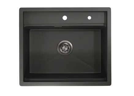 Мойка GRANULA Kitchen Space 6051, ЧЕРНЫЙ МАТОВЫЙ фото 1 в Ростове-на-Дону