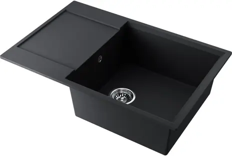 Мойка Omoikiri Daisen 78-LB-BL Artgranit/черный  (арт.4993692) фото 2 в Ростове-на-Дону