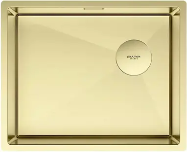 Мойка Paulmark NEXT-SKEW 54 UNI PM885444-LG светлое золото фото 1 в Ростове-на-Дону