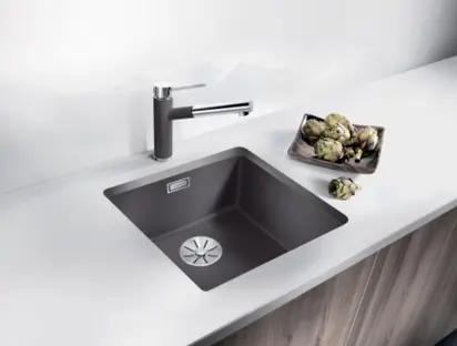 Мойка Blanco SUBLINE 320-U SILGRANIT отводная арматура InFino® в Ростове-на-Дону Мойка Blanco SUBLINE 320-U SILGRANIT отводная арматура InFino® в Ростове-на-Дону