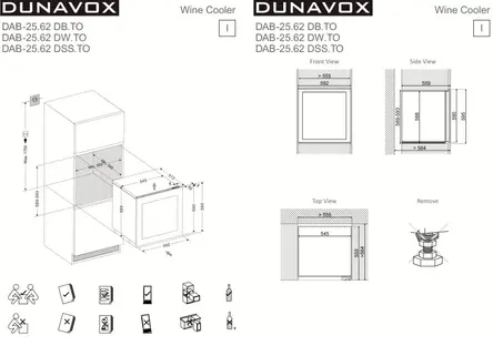 Винный холодильник Dunavox DAB-25.62DSS.TO фото 3 в Ростове-на-Дону